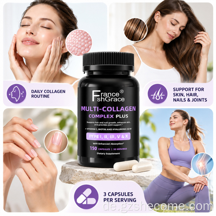 Shecome Multi Collagen Complex Haar Haut Nägel Kollagen